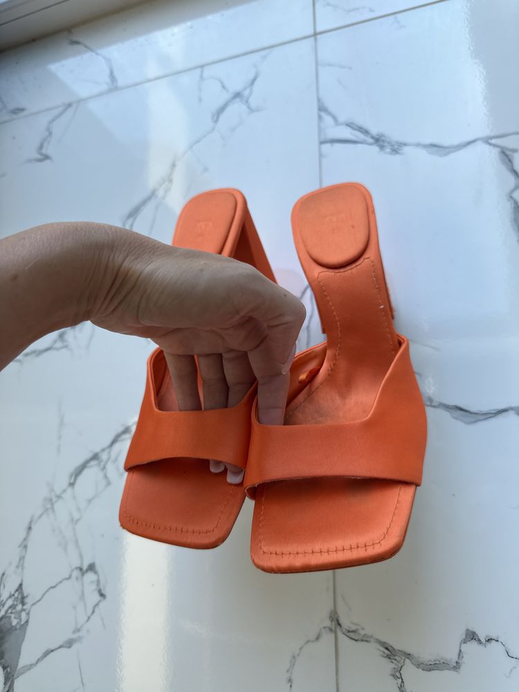 Papuci Zara 38 orange