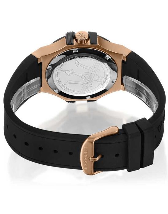 Ceas NOU barbatesc Maserati ORIGINAL, Quartz, 40mm, 10ATM, Auriu