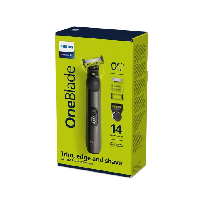 Триммер Philips OneBlade Pro 360 QP6551/15 Триммер для Лица и Тела