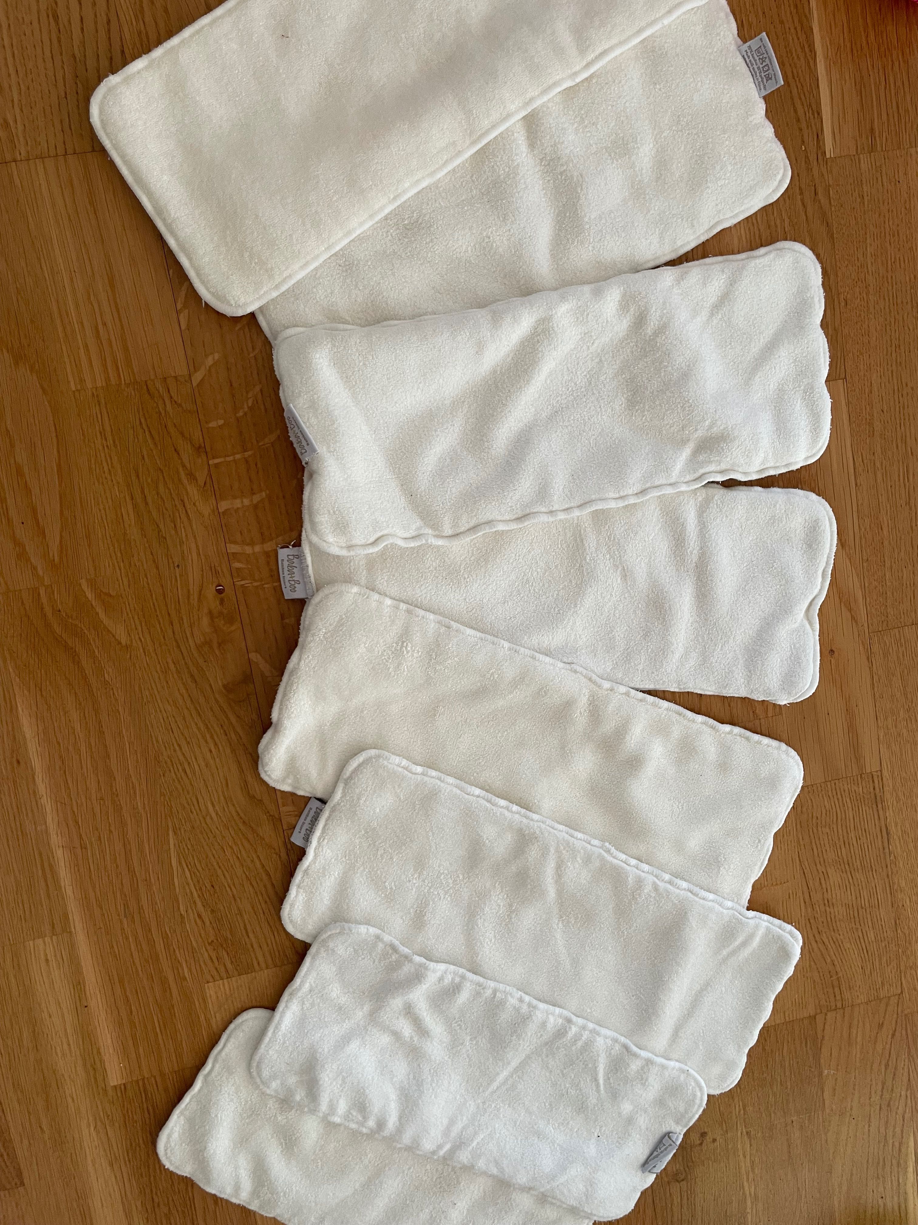 Inseruri de bambus si canepa pentru scutece textile plus 3 scutece