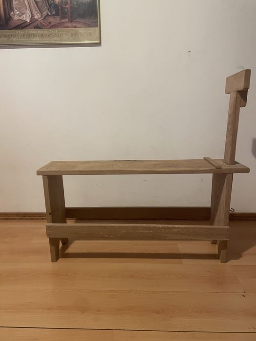 Băncuță/Capră de desen din lemn