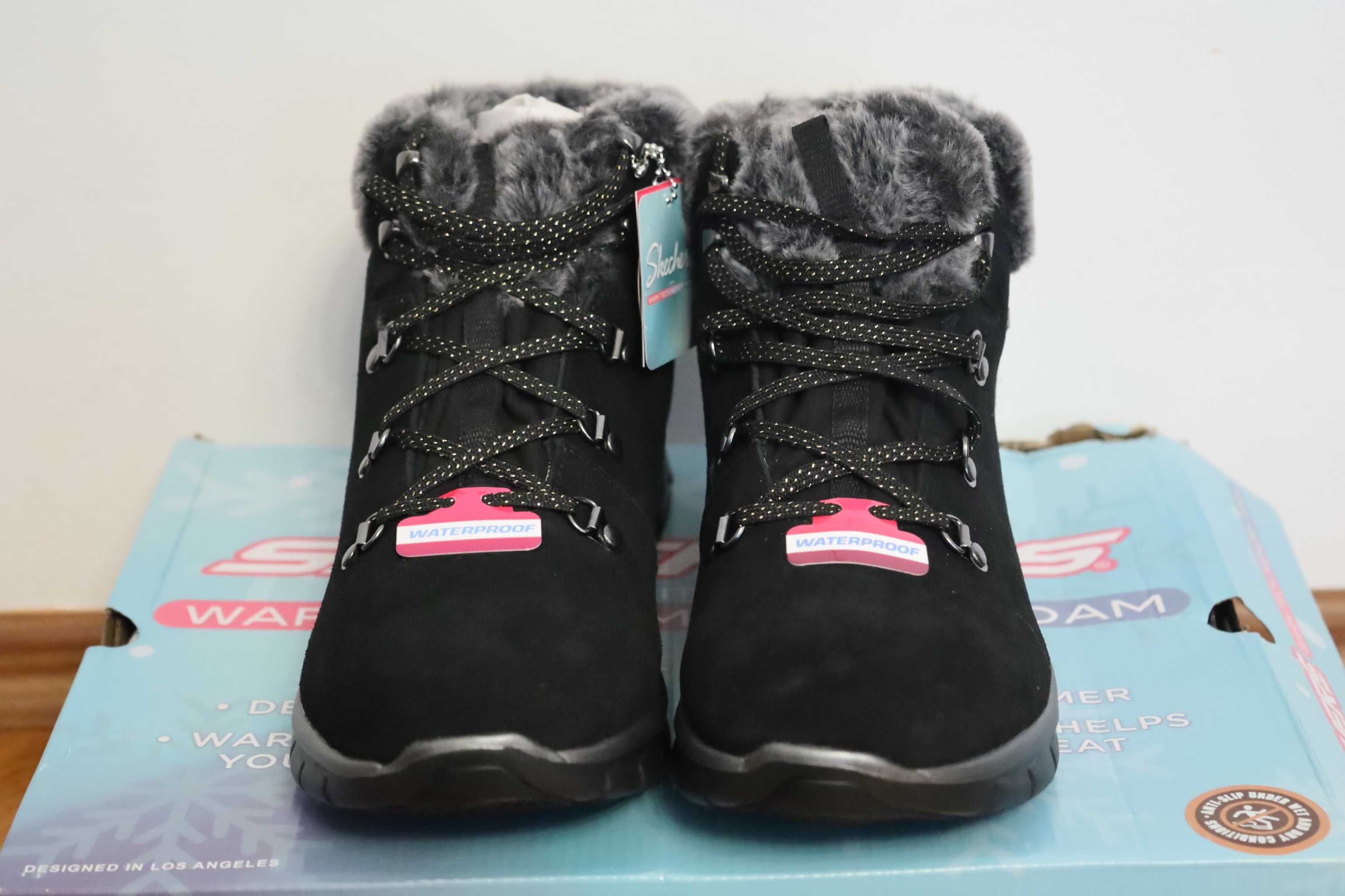 Ghete dama Skechers 44777 BLK marimea 40