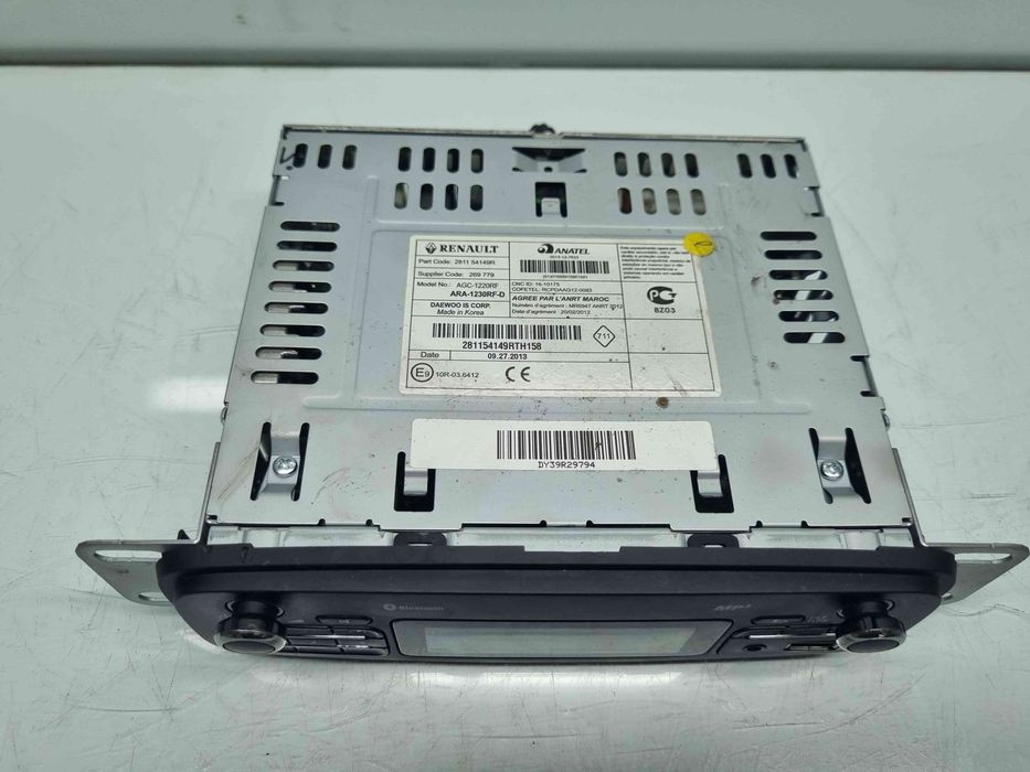 Radio CD Renault Clio 4 (B98) Hatchback [Fabr 2012-2020] 281154149R