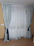 Perdea draperie șină set complet