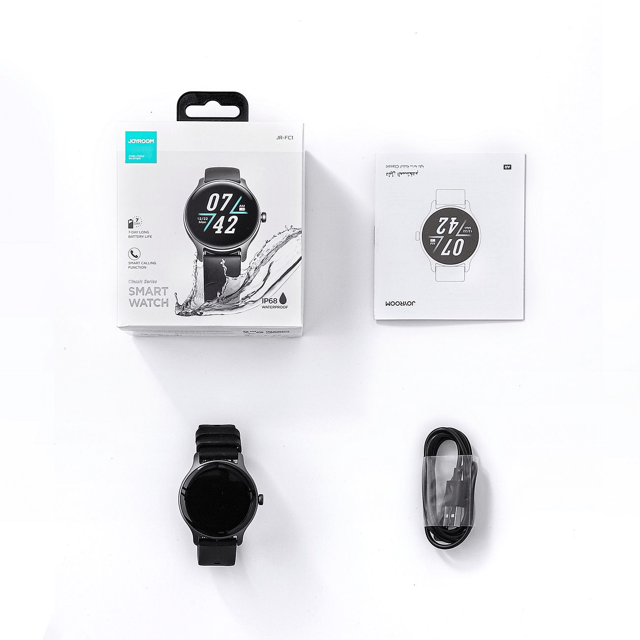 Смарт часовник joyroom fc1 classic series call answering smartwatch ip