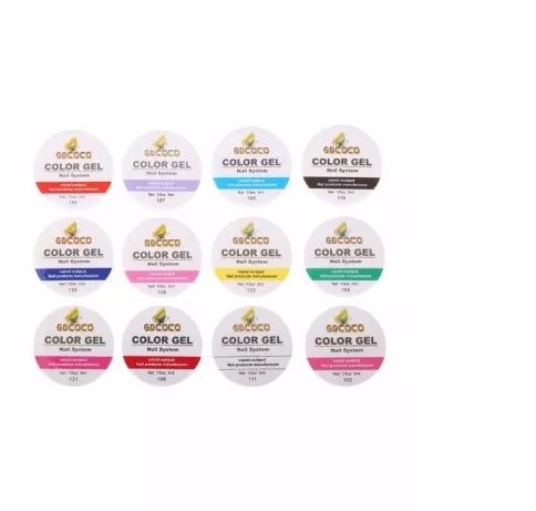 Kit set manichiura unghii false- lampa UV,pila,geluri ccn,tipsuri-BEST