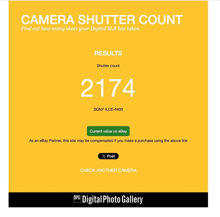 Aparat foto Sony A 6400