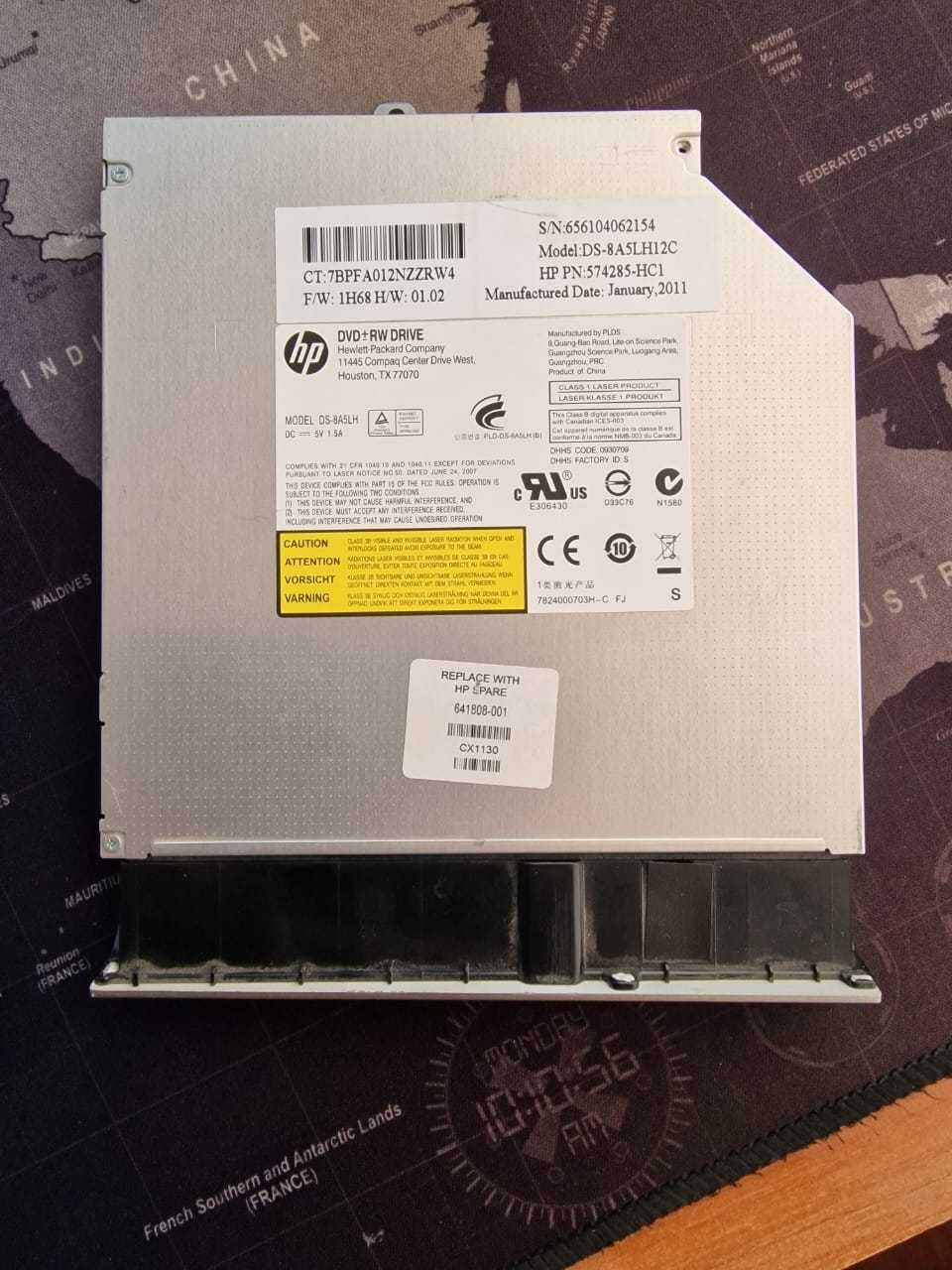 HP Pavilion g6-1000 g6-1213er DVD привод с панелькой DS-8A5LH12C