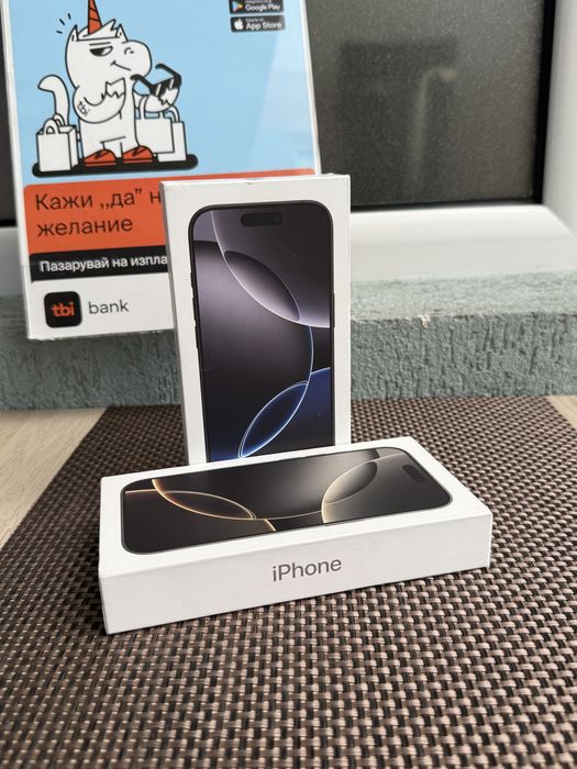 НОВ! 256Gb *ЛИЗИНГ* iPhone 16 Pro Natural Black Titanium /Айфон Гаранц