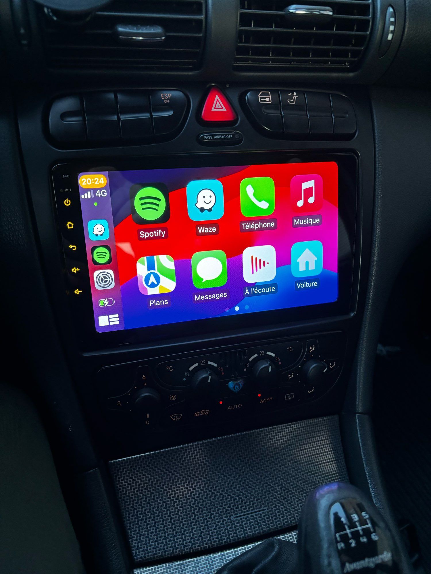 Mercedes W203/W209 мултимедия Android GPS навигация