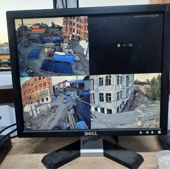 Установка камера видеонаблюдения