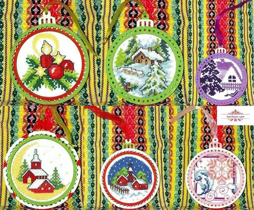 Ръчно бродирани изделия за Коледа