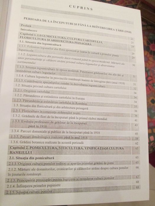 2013 volum Horticultura de-a lungul timpului