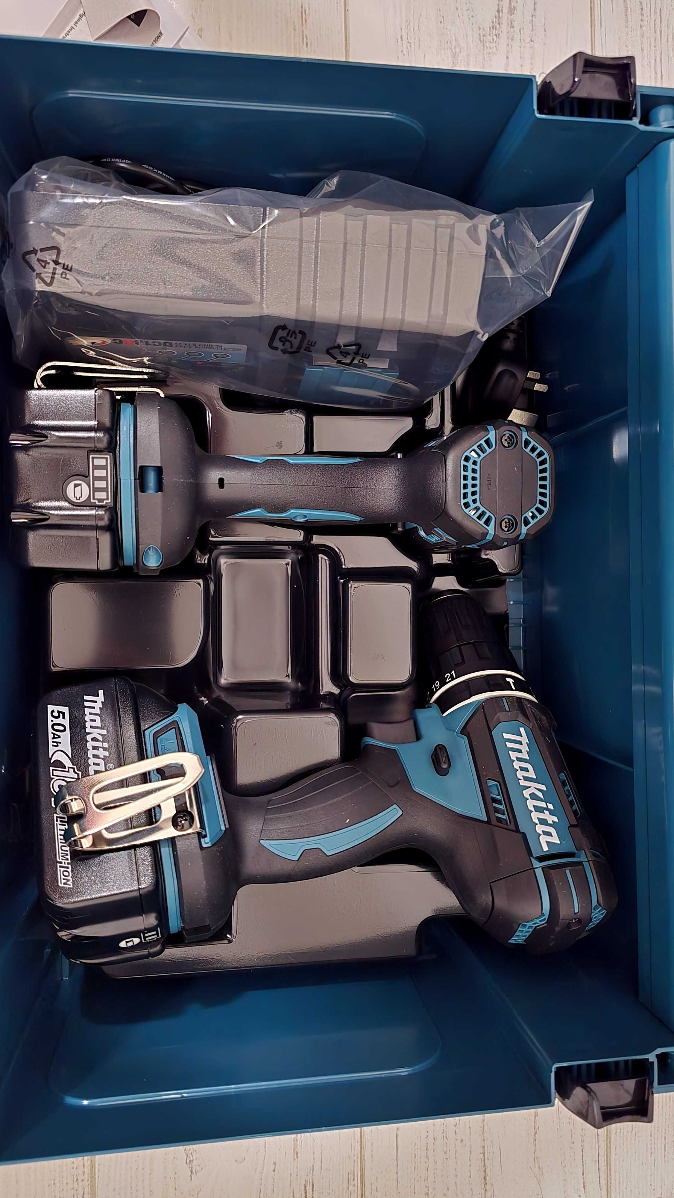 Комплект Акумулаторен винтоверт Makita DDF482 + ударен DTD152 18 V