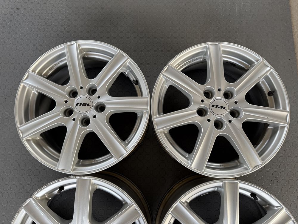 4бр. ОТЛИЧНИ 16” Джанти 5х112 “RIAL” за -VW/AUDI/SKODA/VAG-7Jx16, ET48
