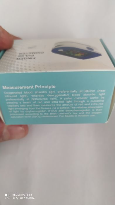 Pulsoximetru masurare oxigen din sange