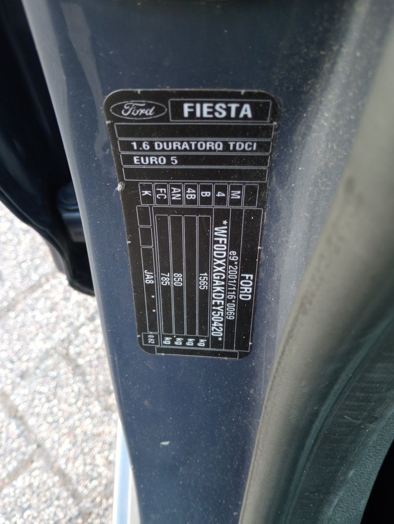 Ford fiesta 1.6 disel