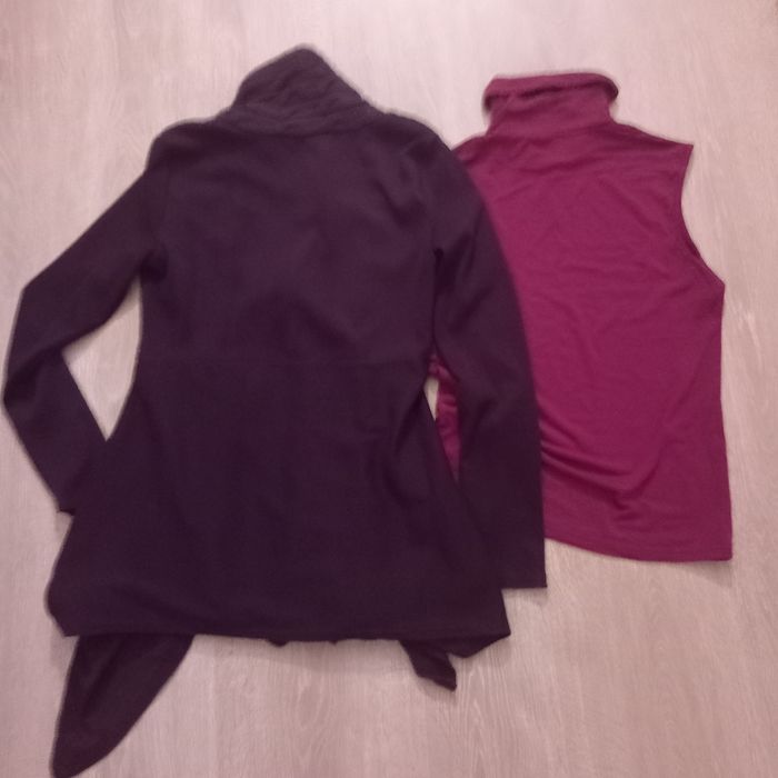 Lot Cardigan elegant și maleta S-M