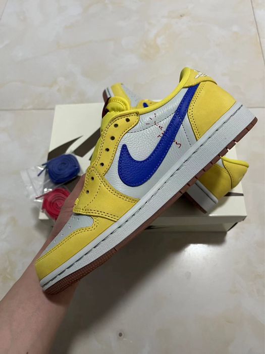 Air Jordan 1 Retro Low OG SP Travis Scott Canary