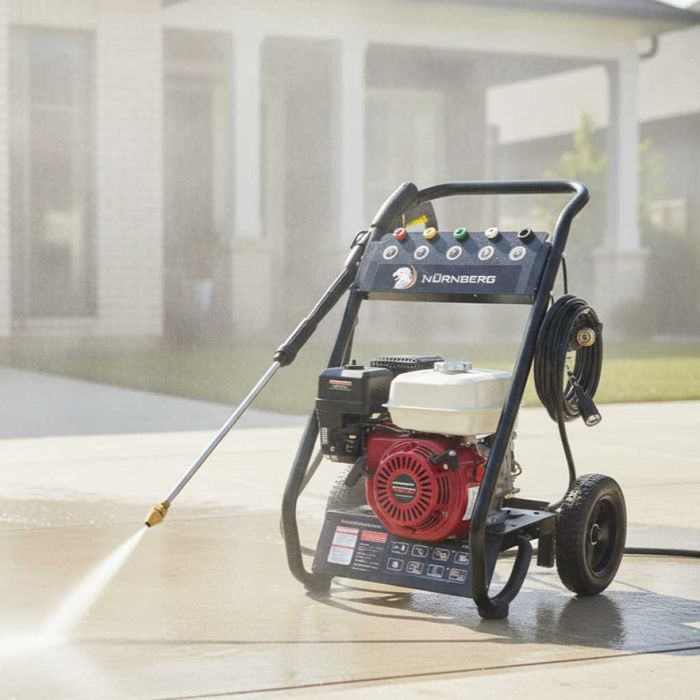 Бензинова водоструйка Nürnberg 7.0 HP – 3000 PSI мощ за безкомпромисно