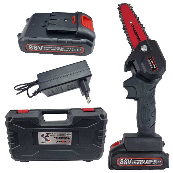 fierstrau electric camping Mini fierstrau electric cu 2 acumulatori