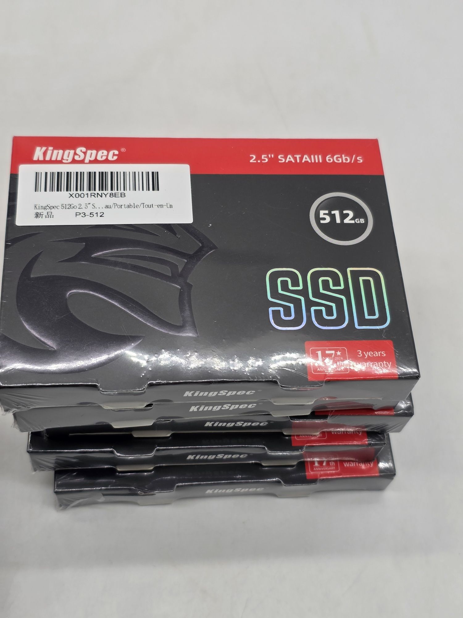 SSD Intern KingSpec P3-512, 2.5", SATA III