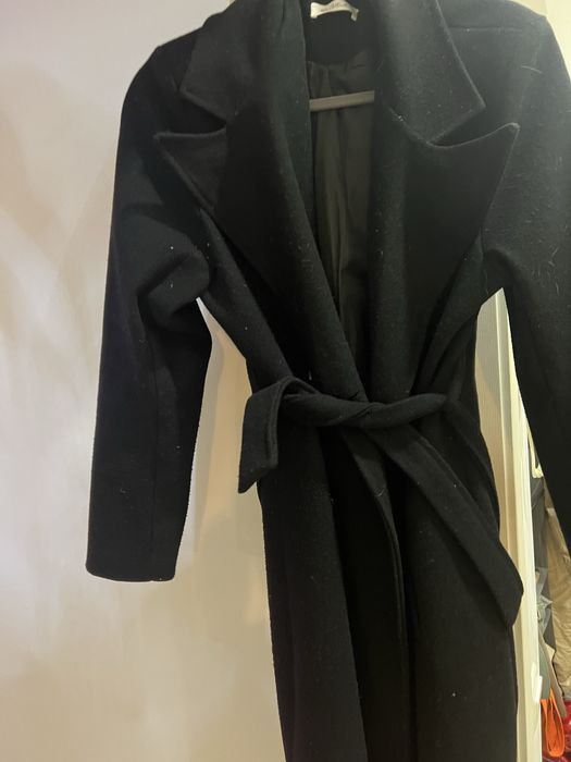 Palton negru cu defecte New Collection