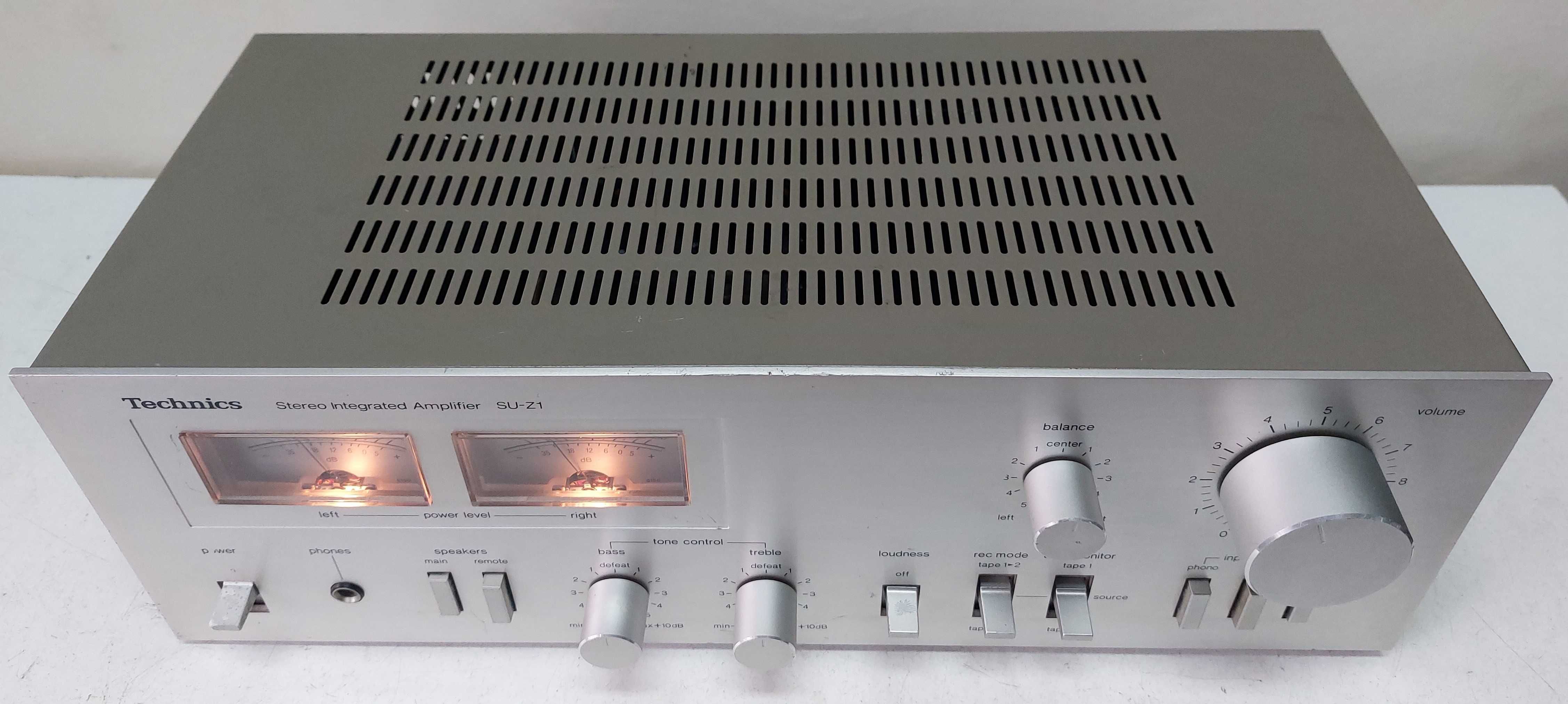 Technics SU Z 1 muzica la amplificator Vu metre ace muzica vintage