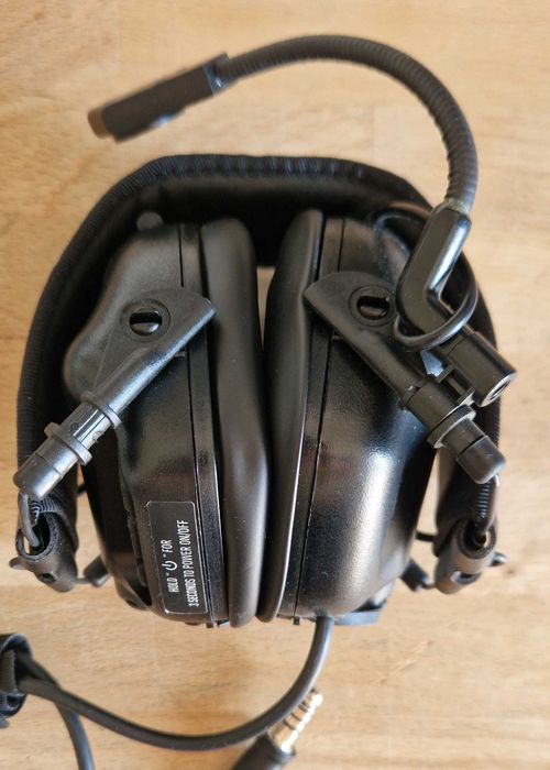 Casti antifon protectie activa EARMOR M32 + PTT M52