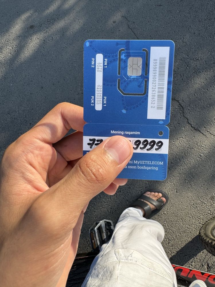 Sim karta sotiladi 9999