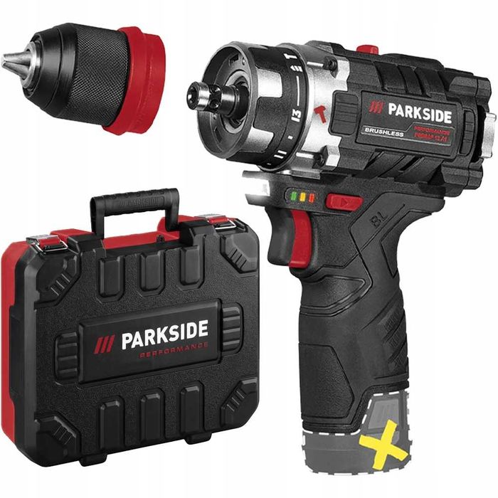 Bormasina cu percuție PARKSIDE PERFORMANCE PSBSAP 12 A1 12 V filetanta