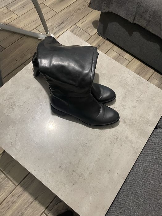 Cizme din piele , îmblanite