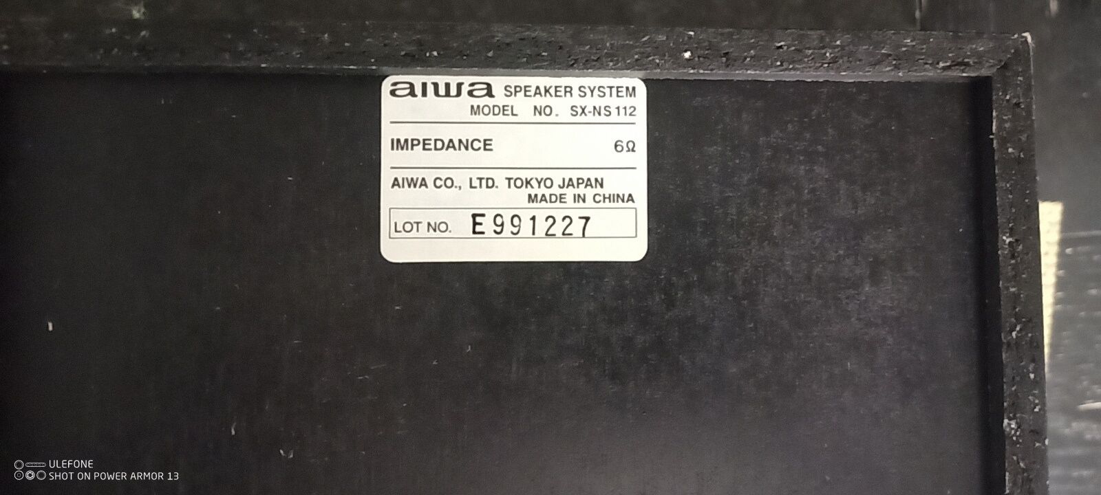 Boxe Aiwa model SX-NS 112, 6ohmi