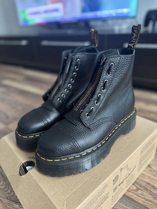 Bocanci/cizme Dr Martens Sinclair Black Milled Nappa 22564001