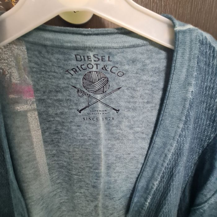 Cardigan Diesel albastru