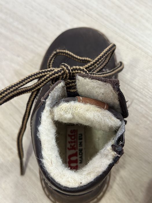 Теплые ботиночки на мальчика, 21 размер