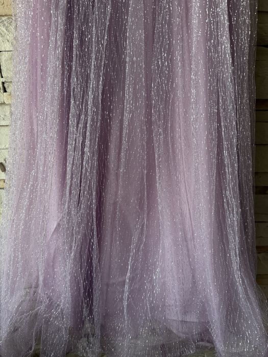 Rochie tip prințesă lila pentru fetițe 10 ani