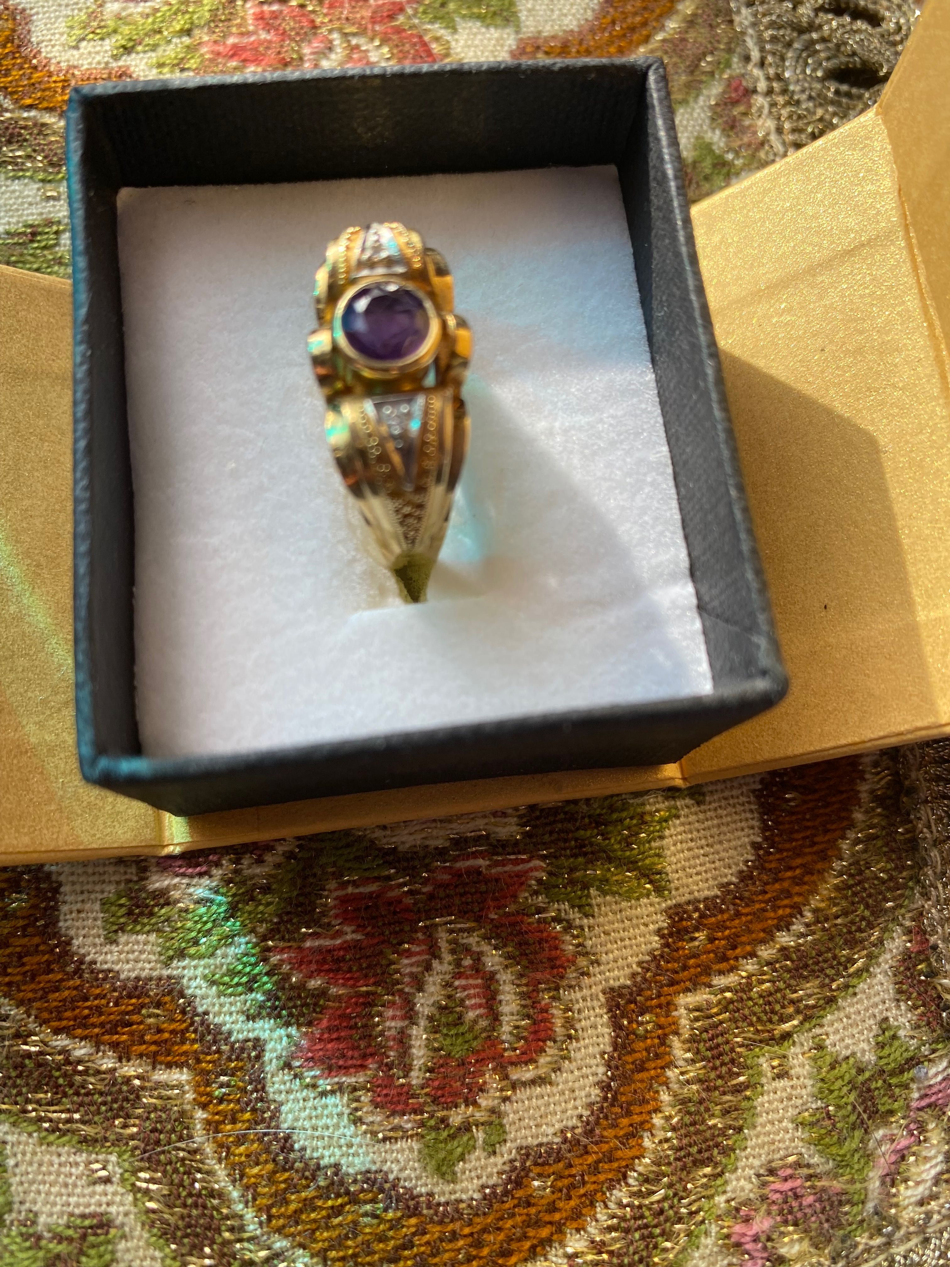 Superb inel din aur, stil Art Deco, Germania