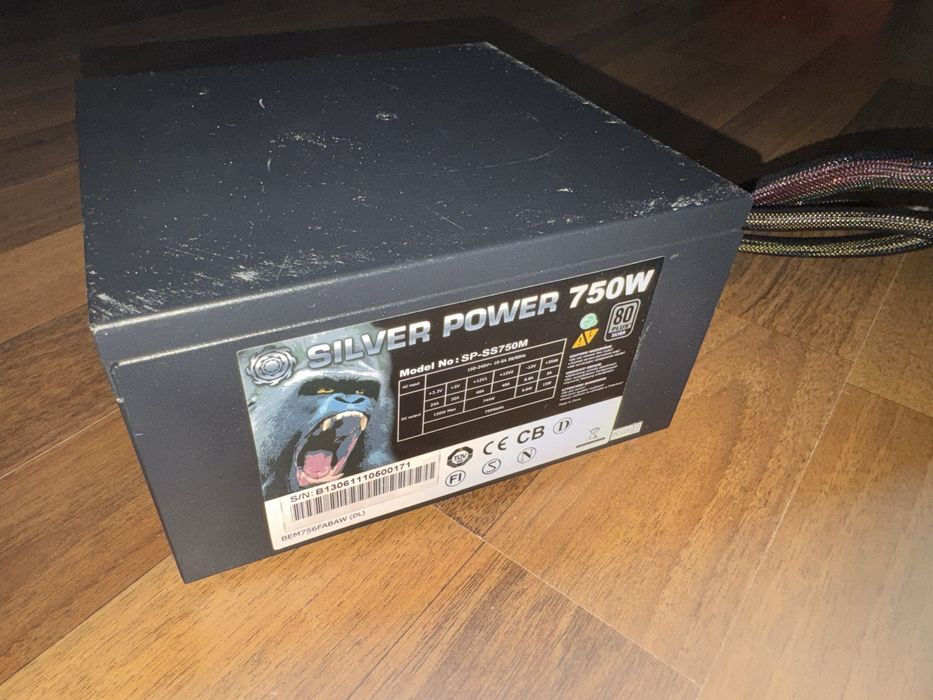 Sursă Silver Power 750W – 80 Plus Bronze – funcțională