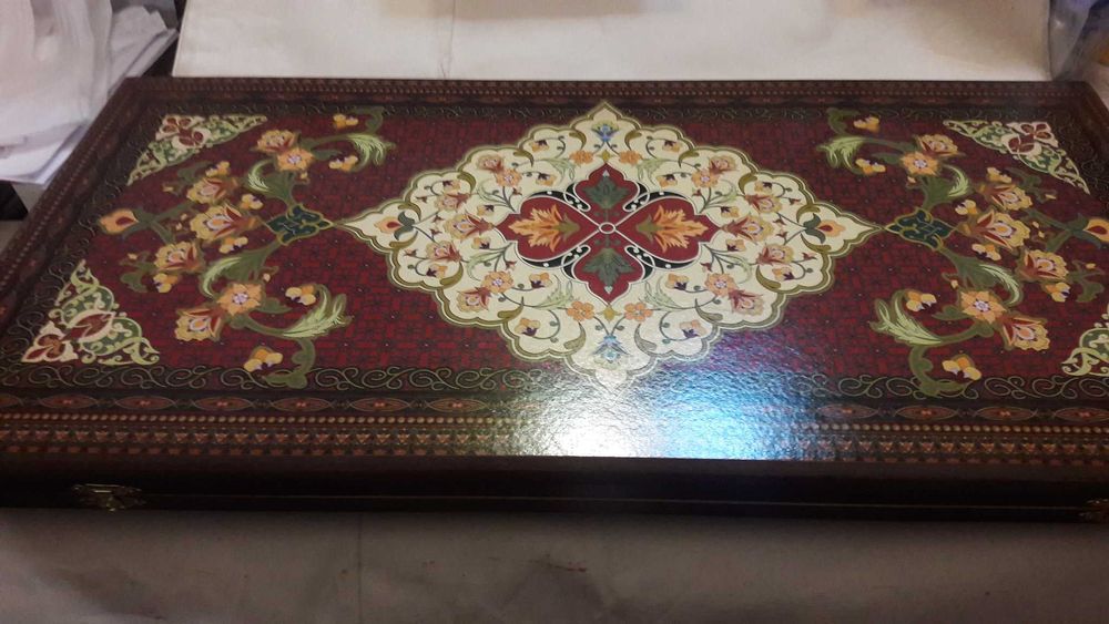 Большие 60 см на 60 см Нарды. Персидский ковер.