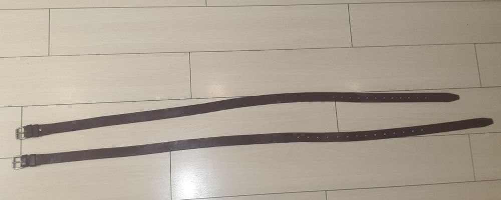 Curele piele pantaloni maro ofiteri armata