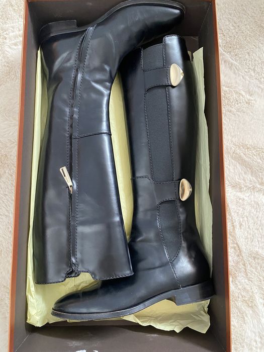Cizme Baldini, black, piele naturala, marimea 37.5