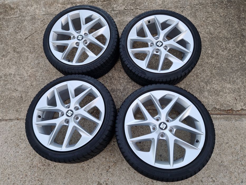 Jante Seat Leon Fr 5x112 anvelope iarna ms 225 40 18