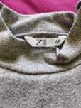 Bluza dama, lejera, maneca lunga. Supradimensionata. Vascoza Gri M. 46