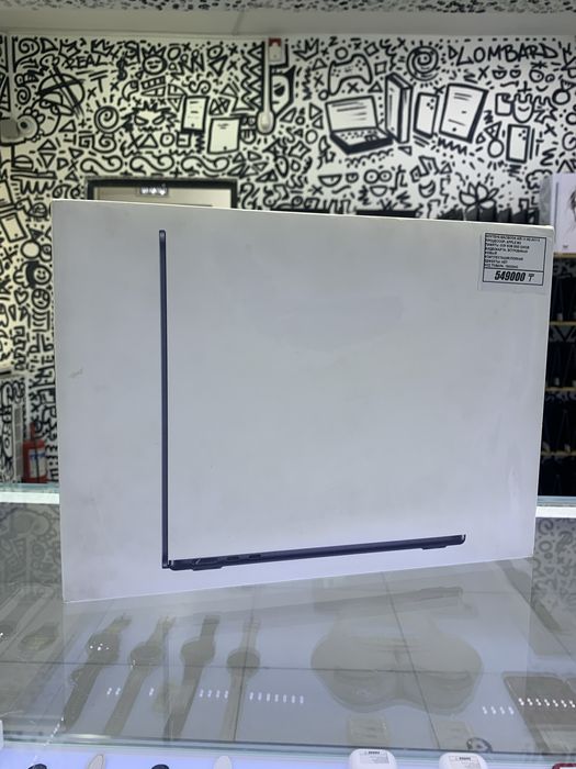 Новый macbook air m3 8/256 в магазине реал ауэзова 32