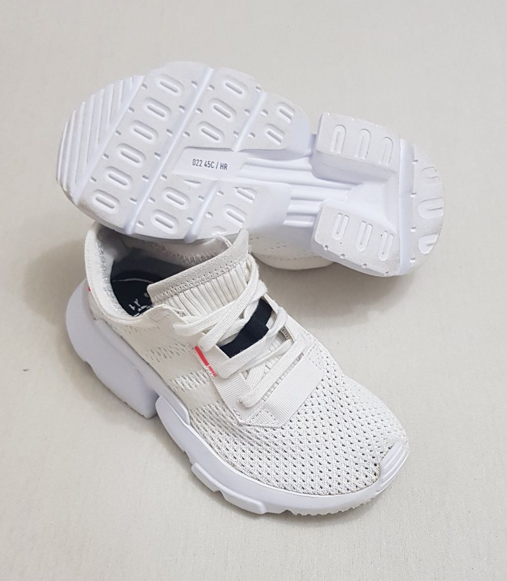 Adidas alergare, POD-S3.1 Mid Sport Sneakers, White/Shock Red, Nr. 30