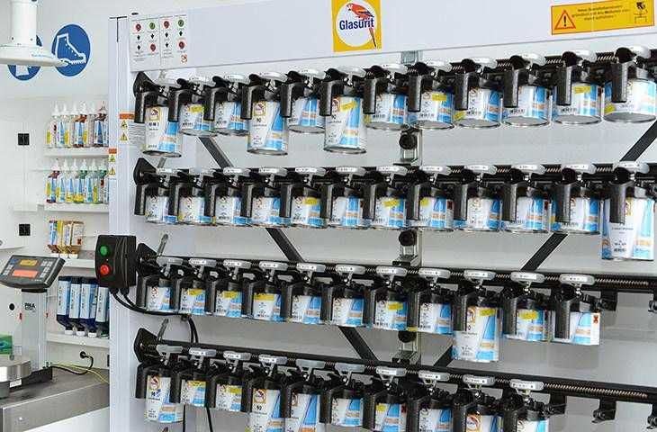 автобояджийска стена Glasurit Line-90 WB + спектрометър Glasurit
