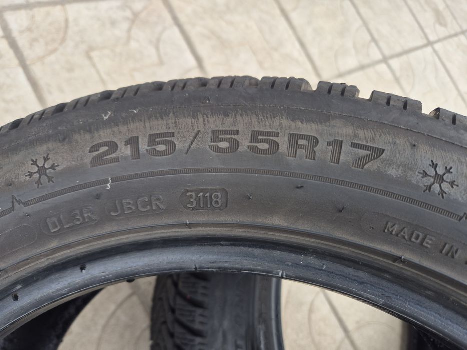 3бр.зимни гуми 215/55/17 98V DUNLOP Winter Sport 5/ може 1бр. или 2бр.
