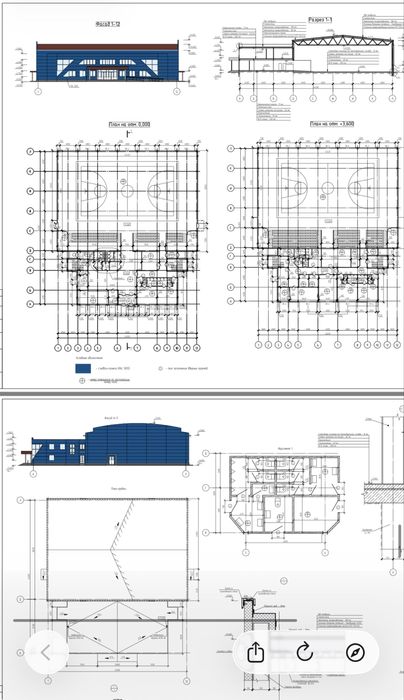 Чертежи в AutoCAD/Компас, лабораторные, курсовые и дипломные работы