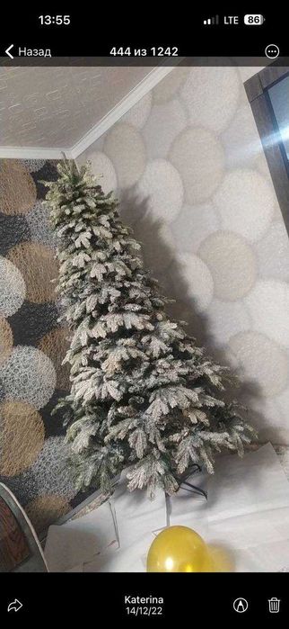 Ёлка искусственная заснеженная